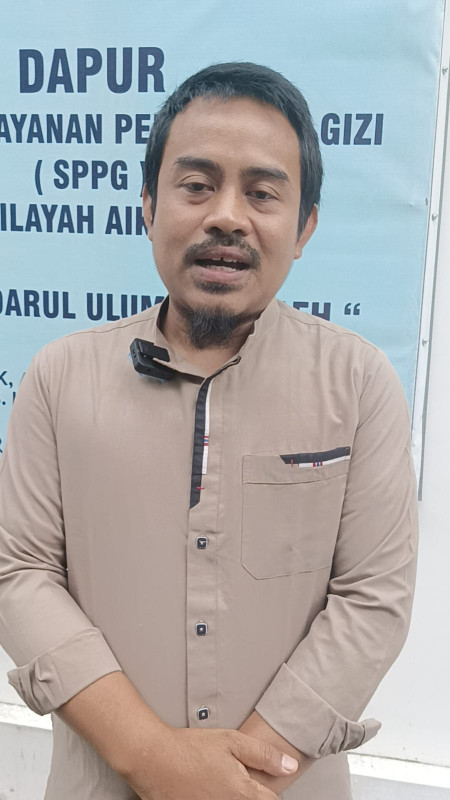 Foto Mitra Bambang Cahyadi, Saat Memaparkan Kondisi SPPG Foto Mitra Bambang Cahyadi, Saat Memaparkan Kondisi SPPG